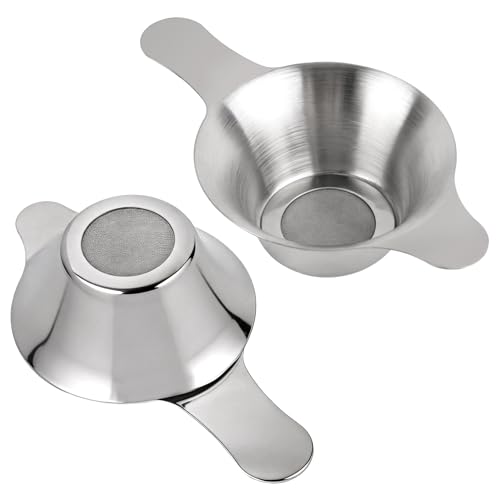 AUEAR 2-Pack Stainless Steel Mini Strainer