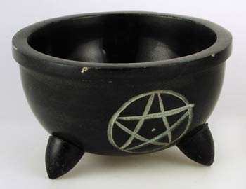 Azuregreen Pentagram Smudge Pot (icsob33) -
