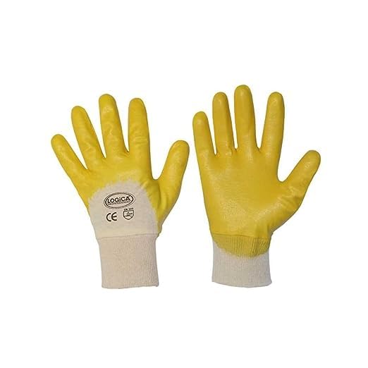 LOGICA Guanti in cotone spalmati nbr Professional confezione da 6 pacchi (10)