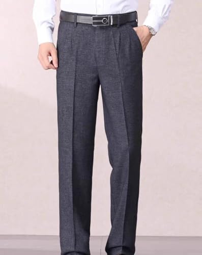 Men's Suit Pants for Men Herringbone Thick Wool Trousers Casual Pants3