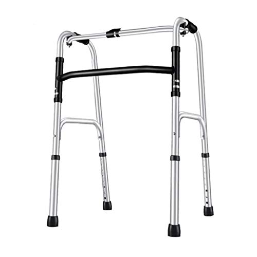 ウォーキングフレームウォーカー、折りたたみ式軽量アルミニウム歩行補助具高さ調節可能高齢者障害者ステッキ高齢者ウォーカー (サイズ さいず : A) Thoughtful
