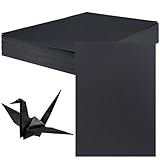 CHEUKYIU 150 Blatt Schwarzes Tonpapier A4, 300g/m² Tonkarton Schwarz, 29,7 x 21cm Bastelkarton Fotopapier für Kunst, Handwerk