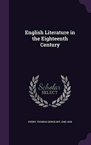 English Literature in the Eighteenth Century 135469774X Book Cover