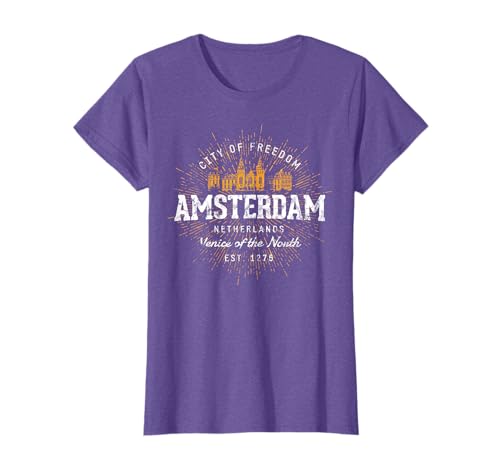 Netherlands Vacation Souvenir Amsterdam T-Shirt