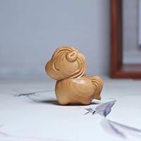 Amazon.co.jp: 馬うま 置物 干支 木彫り 午年 木製 可愛い コンパクト