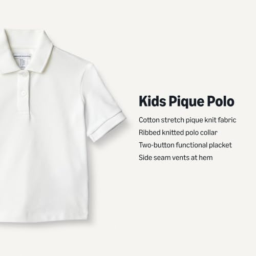 Image of Amazon Essentials Toddler and Baby Girls' Cotton Spandex Polo Shirt