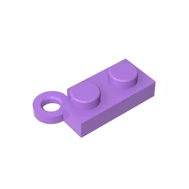 Gobricks 2429 Hinge Hinge Plate 1x4 Swivel Base 50 Pieces GDS-807 Compatible with Lego Building Blocks Color:Medium Lavender — image 1