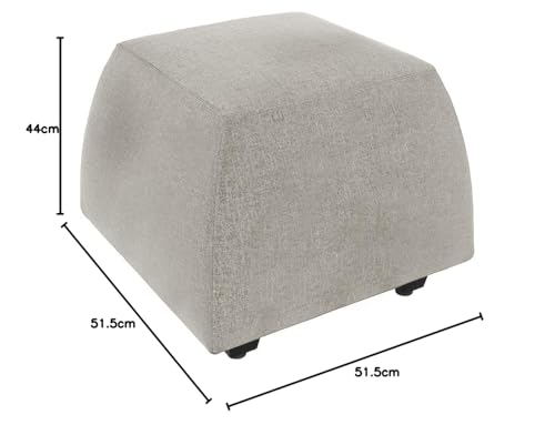 Image of Wakefit Belize Ottoman (White)