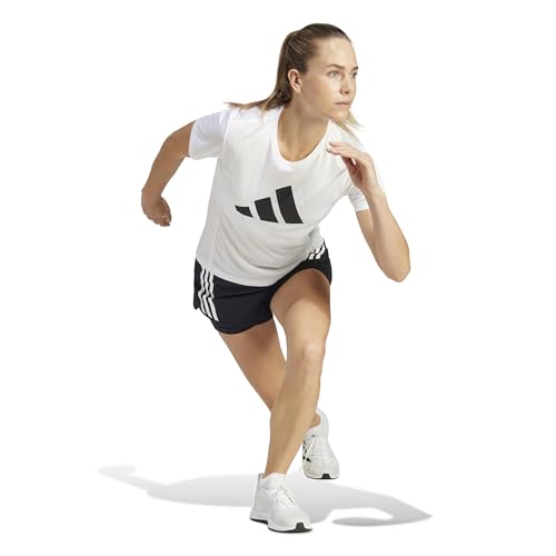 Image of adidas Women's Polyester Geometric Regular Fit T-Shirt