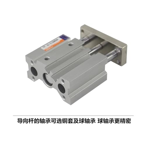 Cylindre de guidage compact MGQM32-75 à tige intégrée