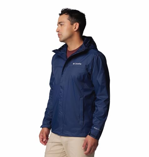 Image of Columbia Men Omni-Tech Watertight II Rain Jacket for Hiking | Trekking | Waterproof