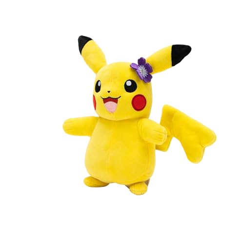 Pokémon PKW3095 Plush Soft Pikachu 20 cm, Gelb Mit Lila Akzent - Image 4