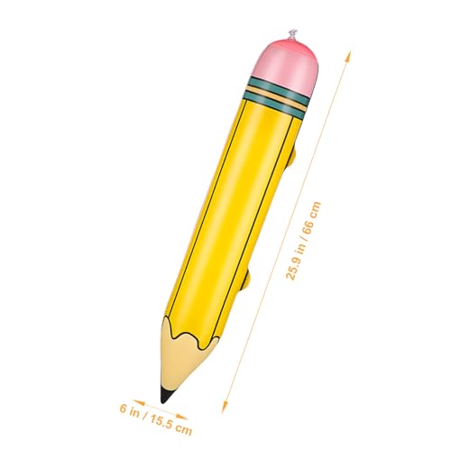 Crayons gonflables géants en PVC pour décorations d'école
