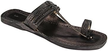eKolhapuri Black Color Authentic Handmade Genuine Leather Kolhapuri Women Chappal