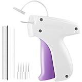 Legebo Stitch Gun for Clothes, Durable Micro Stitch Gun, Lightweight Free Fixer, Includes 6 Needles, 2000Pcs No-Hole Fasteners (White, 1Pcs + 2000tag)