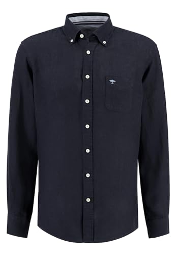 FYNCH-HATTON Hemd mit Button-Down-Kragen und Langen Ärmeln Navy/L