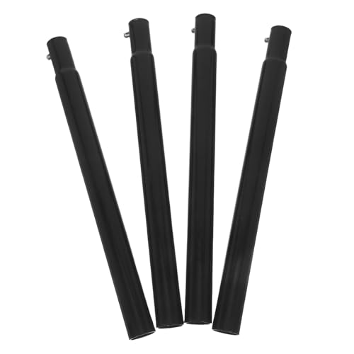 YOSADIER Pieds de Rechange pour Poêle à Bois en Acier Inoxydable Noir Lot de 4 Supports Amovibles Rallongés Compatibles Poêles de Camping Pieds Renforcés pour Stabilité et Sécurité de