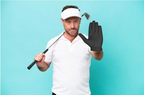 Guantes de golf de piel Cabretta para hombre, pack de 3 5
