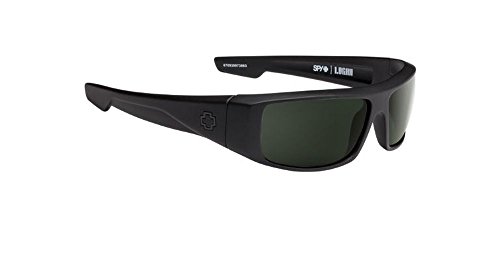Spy Logan Sunglasses Matte Black With Happy Gray Green Polarized Lens3