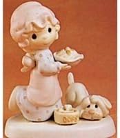 Precious Moments "Dropping Over for Christmas" Porcelain Figurine