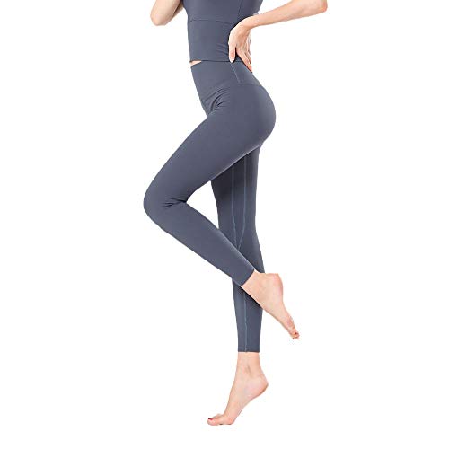 Beauty_yoyo Damen Sport Yogahose Hohe Taille Leggings Lange Blickdicht Sporthose Fitnesshose Streetwear Strumpfhosen Bauchkontrolle Cover