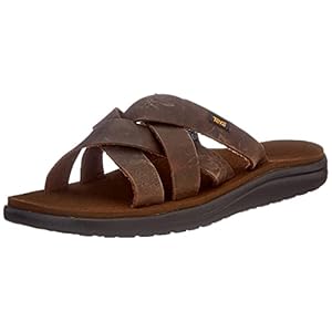 Teva Heren Voya Slide Lederen Flip-Flop
