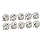 FIXOSHEE 10 piezas Conectores de Aleación para Muebles Pasadores Exéntricos para Gabinetes Uniones Metálicas Estables para Estantes y Refuerzos Hogar y Oficina