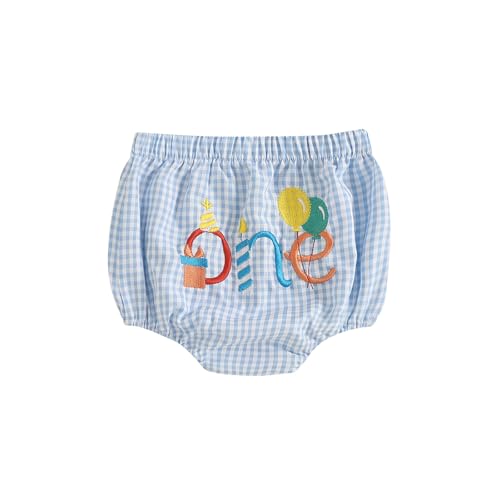 Baby Boy First Birthday Outfit One Year Old Golf Baseball Striped Bubble Shorts Diaper Cover Bloomers Clothes Summer