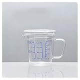 Le corps de la tasse est équipé de trois unités de mesure, qui convient à la conversion à l'échelle.La conception de la diversion V-buse rend le flux d'eau lisse et facile à verser.