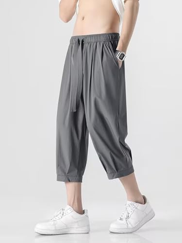 Image of Lymio Men Shorts || Three Quarter Pant for Men || 3 /4 Casual Cotton Shorts (Short-46-49)