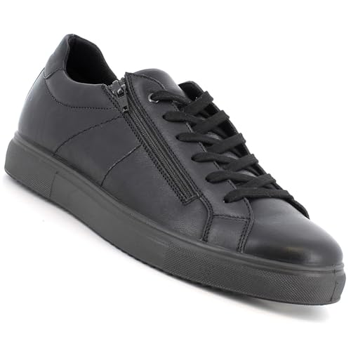 Alpine Swiss Dante Leather Sneakers