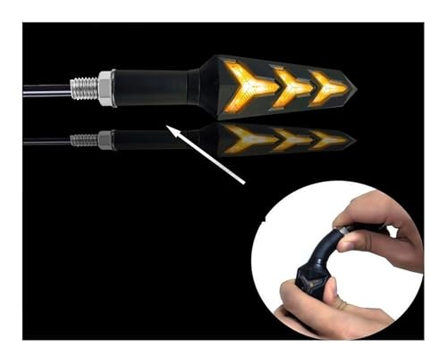 Luces intermitentes LED para motocicleta universales con relé 4