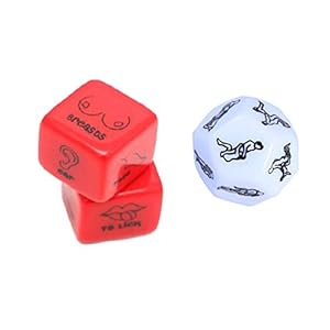 EXCEART 3Pcs Acryl Sex Dices Romantische Partij Dobbelstenen Game Novelty Cadeaus Voor Warm Up Dices Sex Posities…