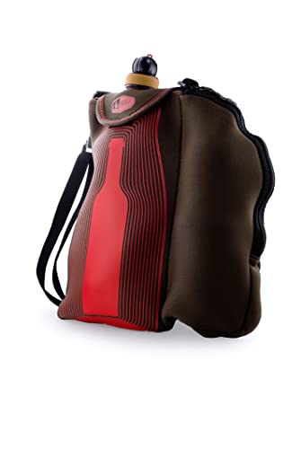 GSI Outdoors Wine Glass Gift Set | 750ml Wine Carafe, Neoprene Wine Totes, and 2 Stylish Nesting Wine Glasses | Perfect for Camping, Picnicking, Festivals, and Concerts