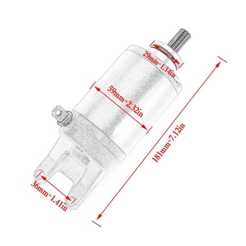 Démarreur électrique pour régler les problèmes de démarrage GSF 600