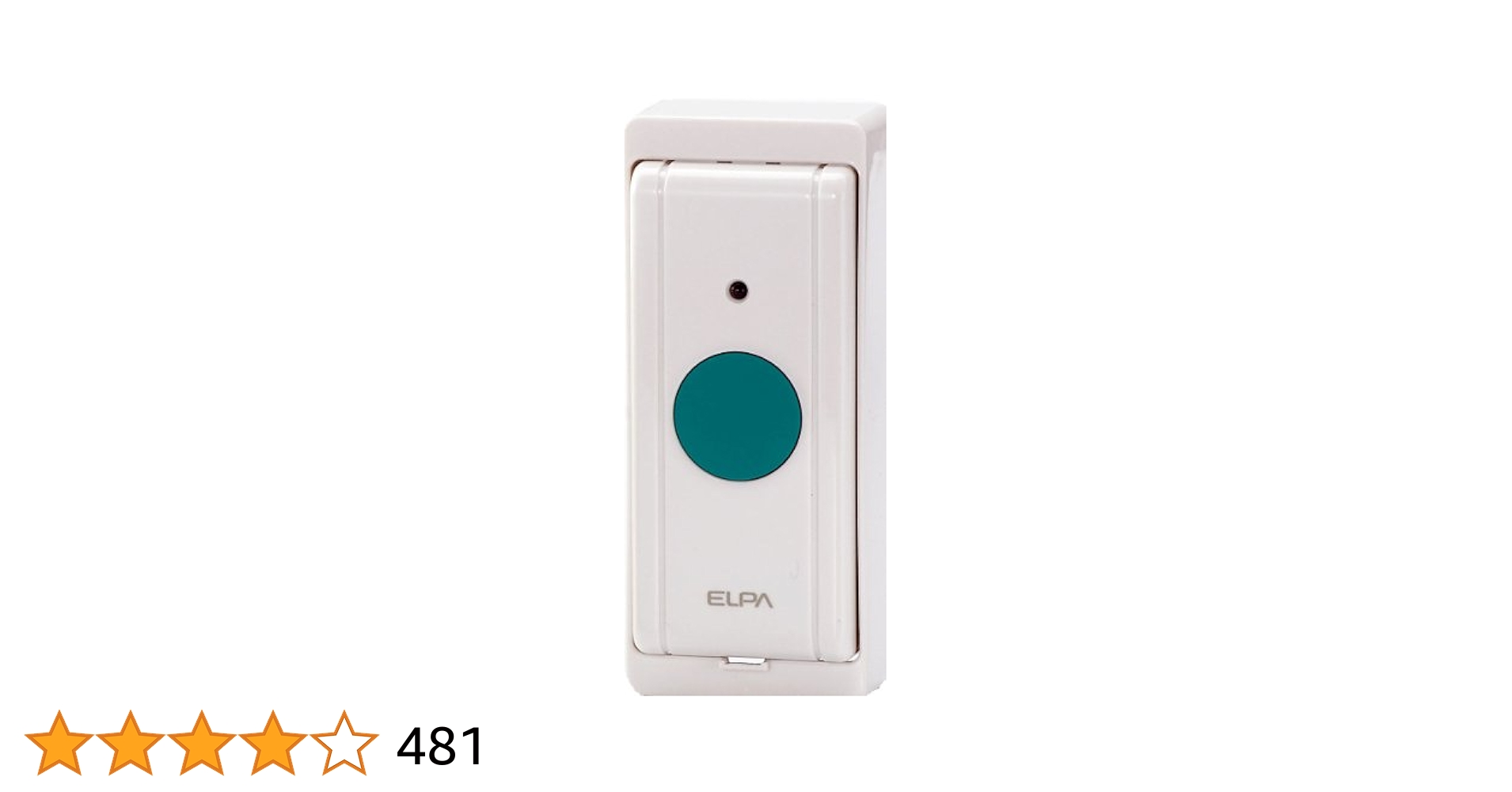 ELPA ワイヤレスチャイム 押ボタン送信器 増設用 EWS-01 2mvetro Amazon.co.jp: ELPA ワイヤレスチャイム 押ボタン送信器 増設用