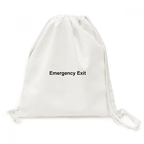 Sac à dos cordon imprimé noir DIYthinker en toile légère de voyage