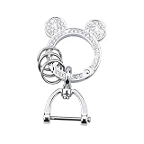 Crystal Rhinestone Keychain for Women, Cute Keychains Accessories for Girls, Bling Universal Key Cha