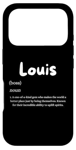 Louis Definition Personalized Name Custom Costume For Louis �X�}�z�P�[�X iPhone 17 Pro �p