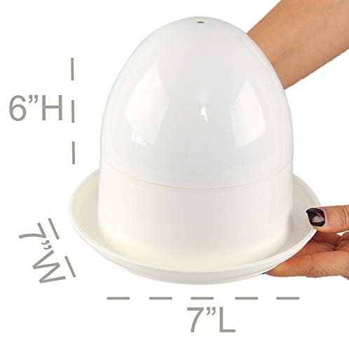 Home-X Microwave Egg Boiler With Saucer For Hard-Boiled Or Soft Boiled Eggs, Egg Microwave Cooker No Piercing Required, Dishwasher Safe-Up To 4 Eggs #TOP3