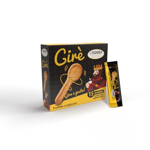 LA BEVANDA DEL RÈ. - GIRÈ - CUCCHIAINO IN PASTA FROLLA (150PZ - ESPOSITORE DA 10 ASTUCCI)