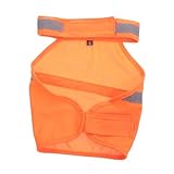 Abaodam Reflektierende Hundesicherheitsweste Verstellbar Atmungsaktiv Leuchtweste für Kleine Hunde...