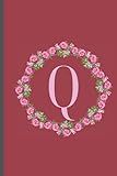  Q: Letter Q Initial Monogram Notebook Journal/College Wide Ruled Notebook/Beautiful Journal Gifts For Women, Men, Girls, Boys, School And College