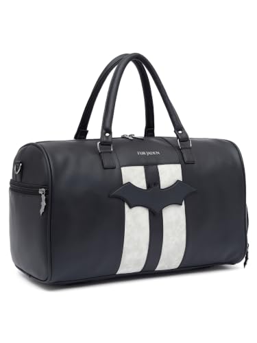 Image of Fur Jaden Batman Weekender Travel Duffle Bag with Separate Shoe /Laundry Compartment for Men & Women