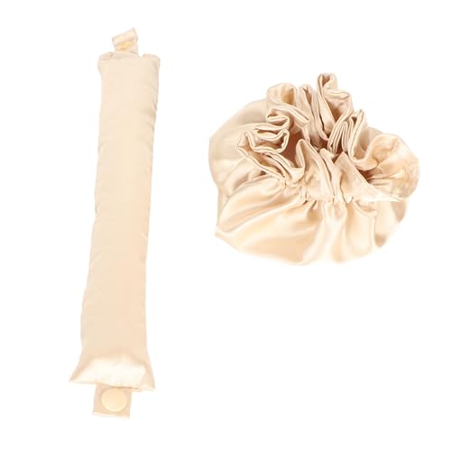 Kit de Modelagem de Cabelo Com Pão Sem Calor, Modeladores de Cetim Macios para Dormir, Obtenha Cacho
