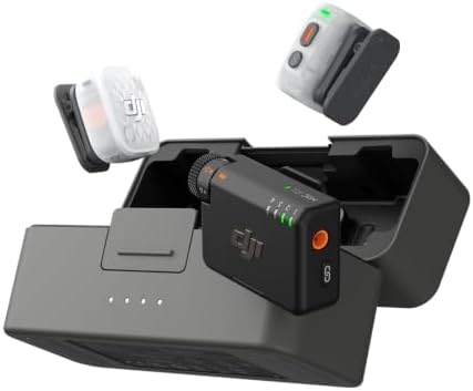 DJI Mic Mini 2S (2 TX+1 RX+Estuche de Carga), cancelación de Ruid...