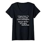 Vengo aquí para patear el trasero y masticar chicle, y estoy sin vodka. Una cita de Pelosi... probablemente... Agarra esta divertida camiseta de regalo antiPelosi y antiliberal para que tus amigos Pro Trump usen ahora que el engaño de destitución ha terminado y se rían algunas risas
