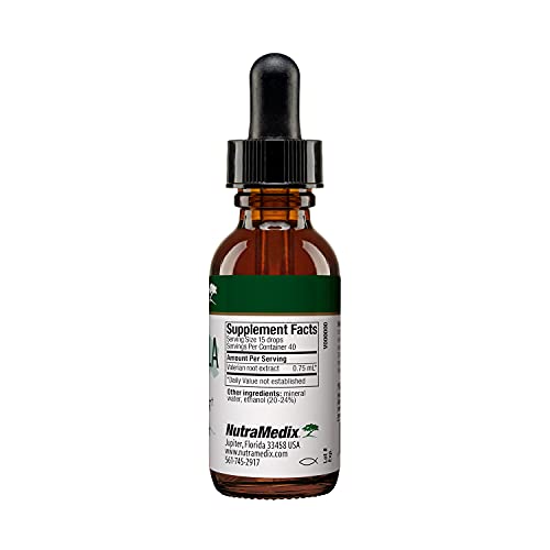 Nutramedix Valerian Root Extract Amantilla Drops - Calming Valerian Root Tincture For Mood Support - Liquid Supplement Drops To Help Counter Stress (1Oz / 30Ml) #TOP1