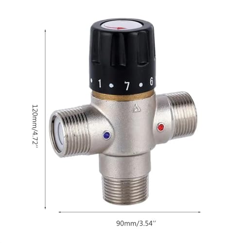 Thermostatic mixing valve TMV DN20 pour optimiser l'eau chaude de votre douche moderne - 3