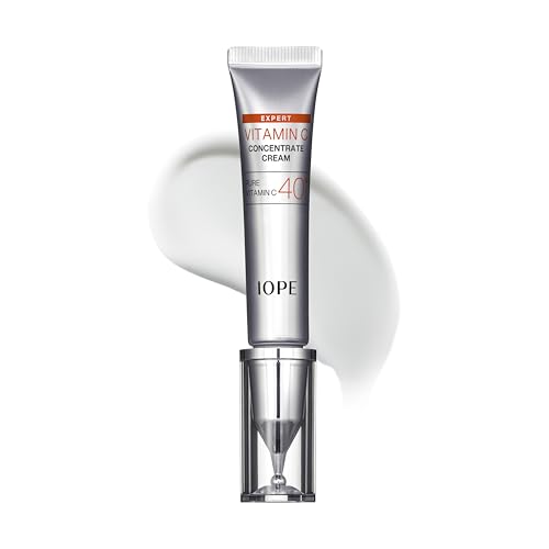IOPE Expert Vitamin C 40% Concentrate Cream – High Potency Waterless Face Cream - Visibly Improvefs Dark Spots, Evens Tone, and Smooths Fine Lines - 0.67 fl. oz.
